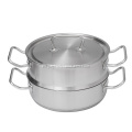 Venta caliente 5PCS ollas de cocina de acero inoxidable